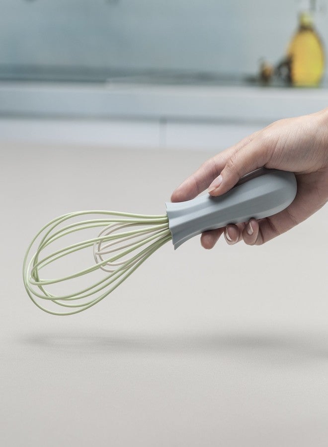 Zeal Stick Non-Scratch Double Headed Balloon Whisk, Silicone, Duck Egg Blue, 26 cm - Image 5