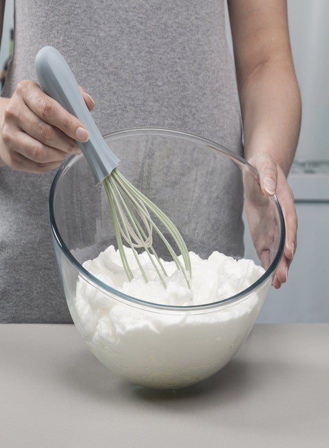 Zeal Stick Non-Scratch Double Headed Balloon Whisk, Silicone, Duck Egg Blue, 26 cm - Image 3