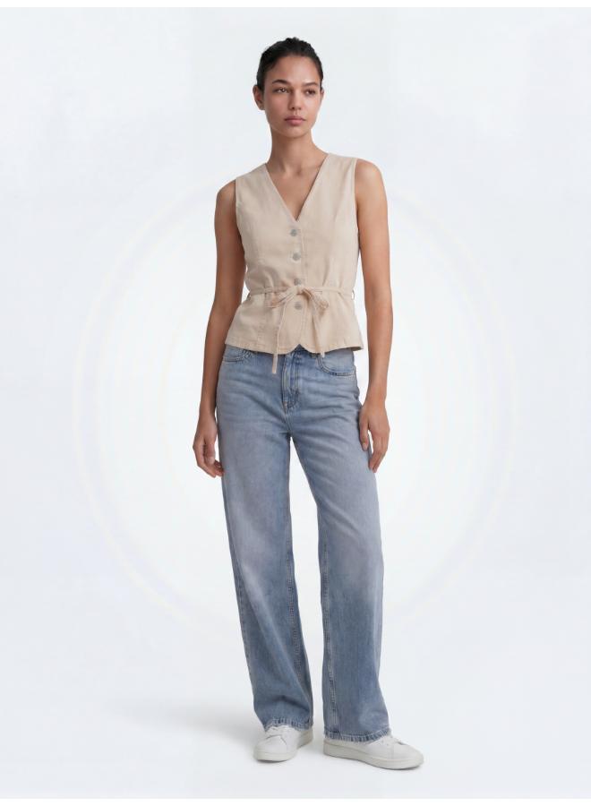 ONLY Sleeveless Belted Waistcoat - Image 5