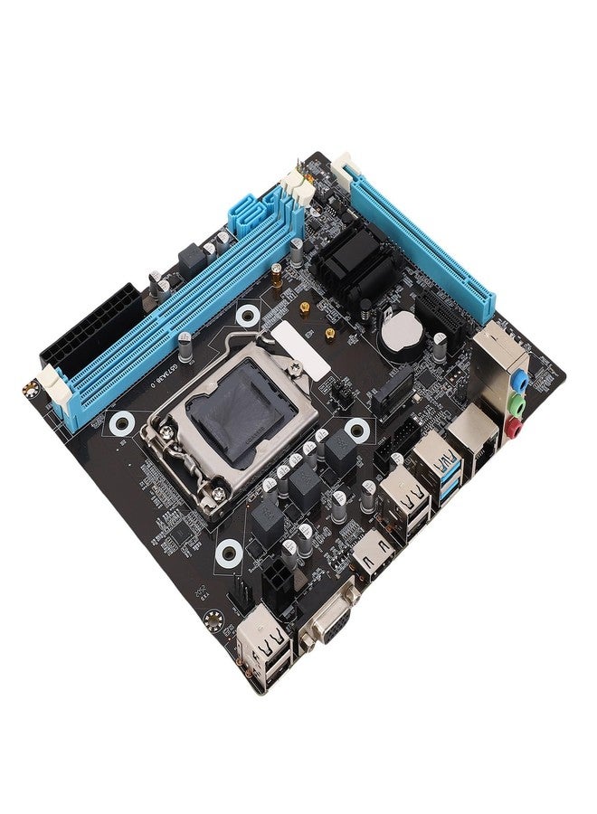 DAUERHAFT PC Motherboard Gaming Motherboard H81 M.2 NVMe NGFF 6Gb/s LGA 1150 Micro ATX High Speed Desktop PC - Image 4