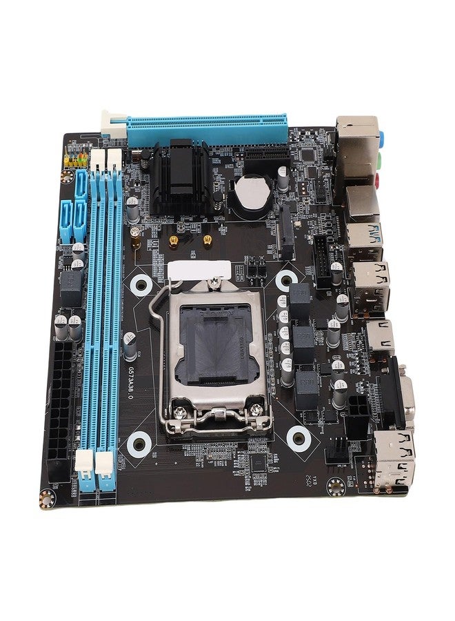 DAUERHAFT PC Motherboard Gaming Motherboard H81 M.2 NVMe NGFF 6Gb/s LGA 1150 Micro ATX High Speed Desktop PC - Image 2