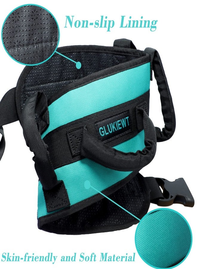GLUKIEWT Gait Belts for Seniors Transfer Belt with Padded Handle Widen Non Slip Gate Belt for Lifting Elderly & Patient Medical Aid Walking Gait Belt with Quick Release Buckle Fit for 33.5" -55" Waist - Image 5