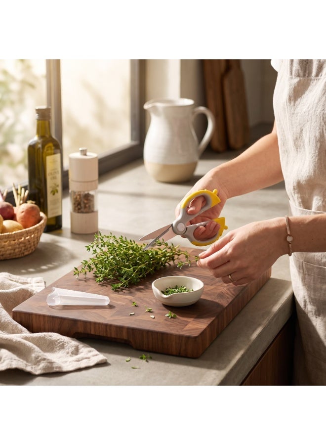 Kitchen Scissors with Protective Cover – Stainless Steel Multi-Purpose Food Cutting Scissors for Vegetables, Herbs & Packaging - Image 2