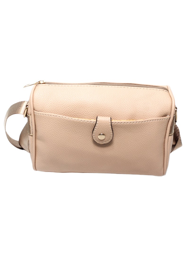 Glitter Women Hand Bag - Beige - Image 2