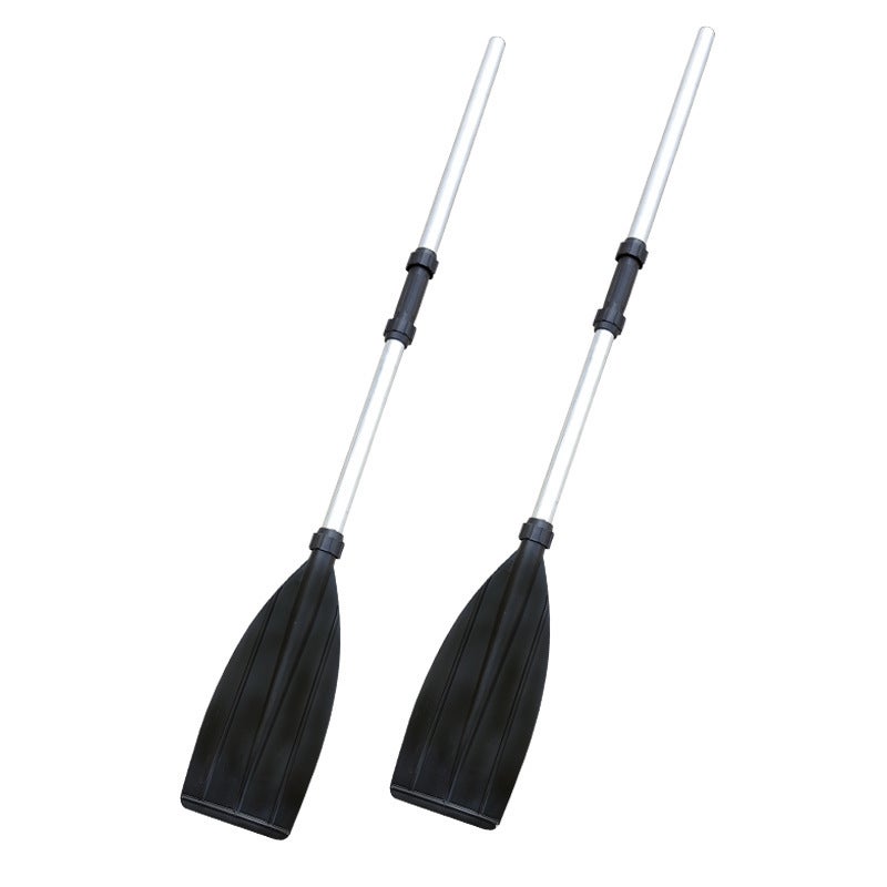 in stock fast-hair aluminum alloy boat oar rowing paddle rubber boat oar plastic boat pulp kayak oar inflatable boat oar board(2 paddles, 1.25 m) - Image 1