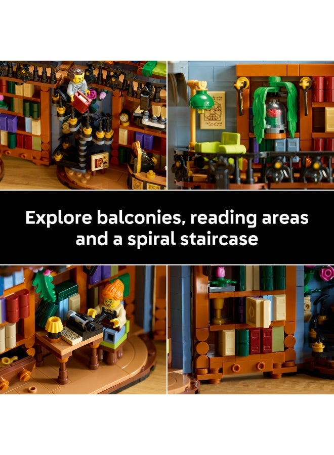 LEGO Icons Bookshop: Book Nook Building Set for Adults 11379 (Age 18+, 1690 Pieces) - Image 4