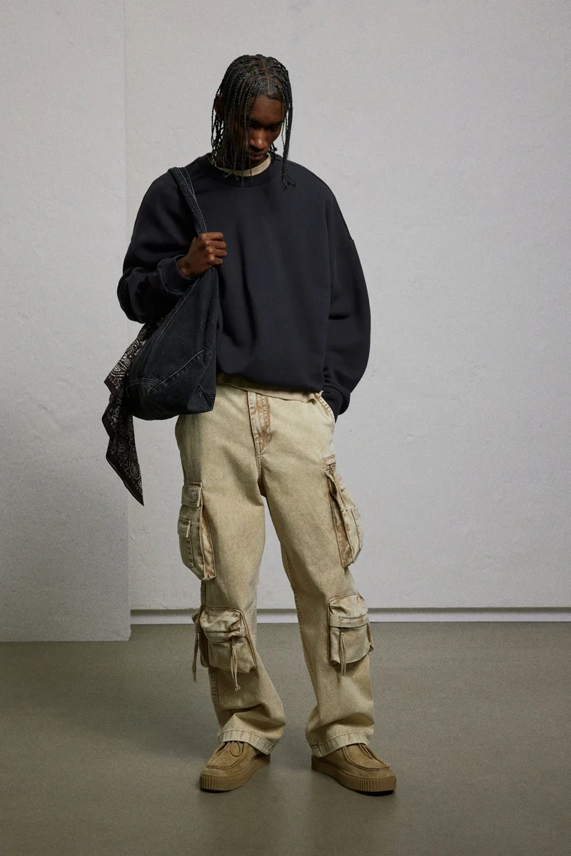 H&M Oversized Fit Washed sweatshirt