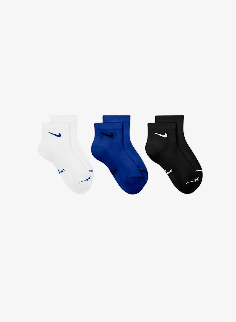 Nike BLACK(WHITE)/WHITE(OLD ROYAL)/OLD ROYAL(BLACK) U NK ED ELVD ANK 3P - 144  | Best Price UAE