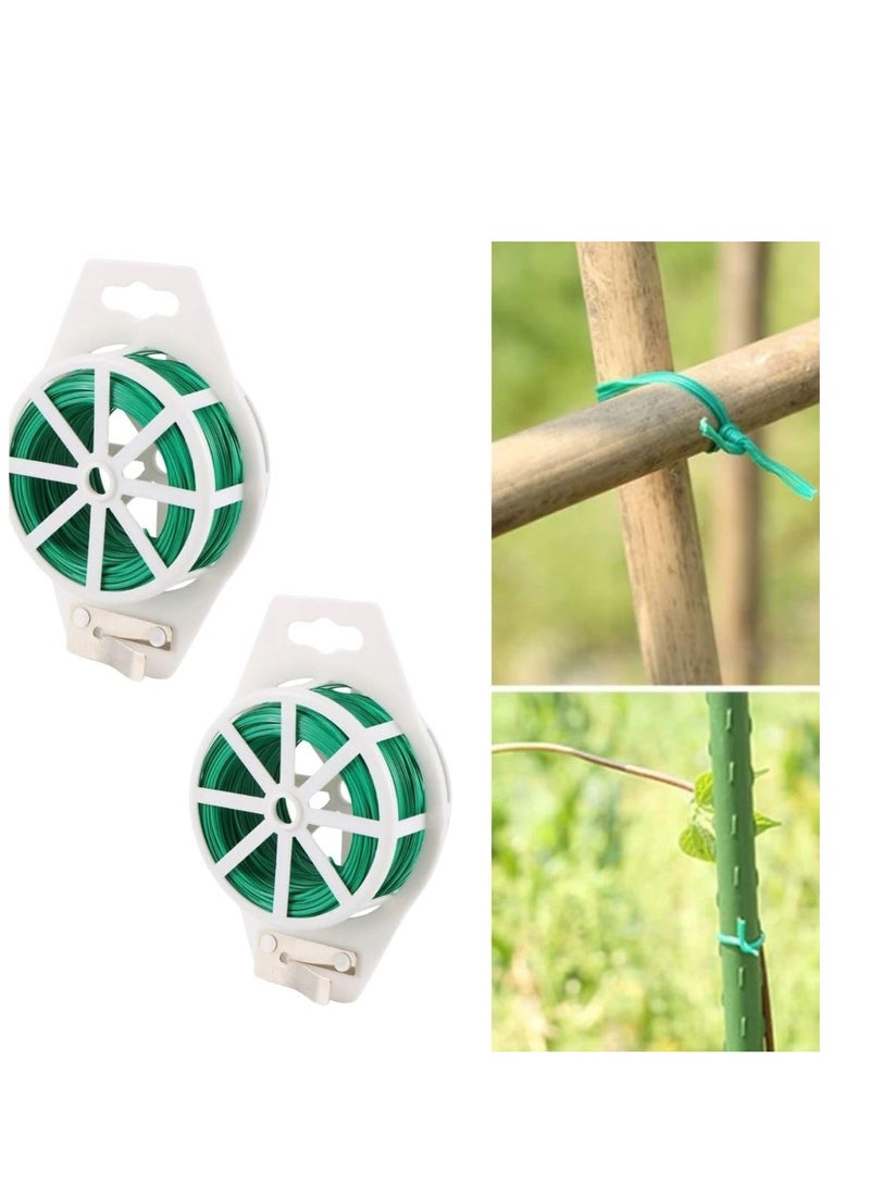 Hasanat Essentials Garden Twine Vegetable Plant Tie Binder Cord Plant Fixing Twisted String Reel 40 Meter - Image 1