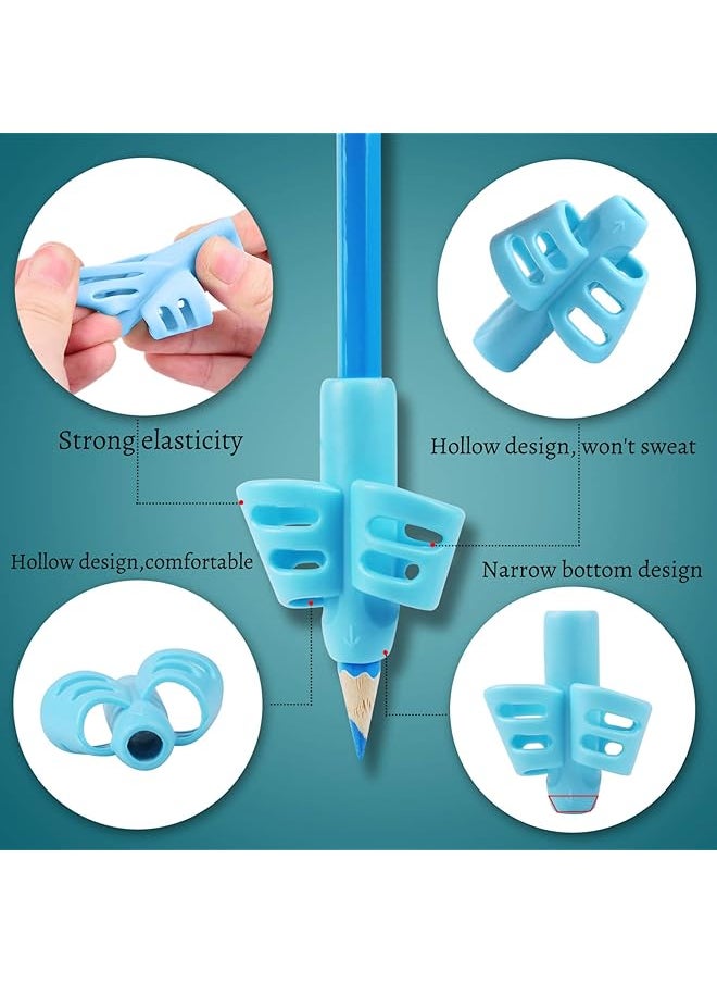 erorex - Pencil Grips Pencil Grips For Kids Handwriting Children Pen Writing Aid Grip Set Posture Correction Tool For Kids Preschoolers Children Hollow Ventilation Design 3 Pack - Image 1