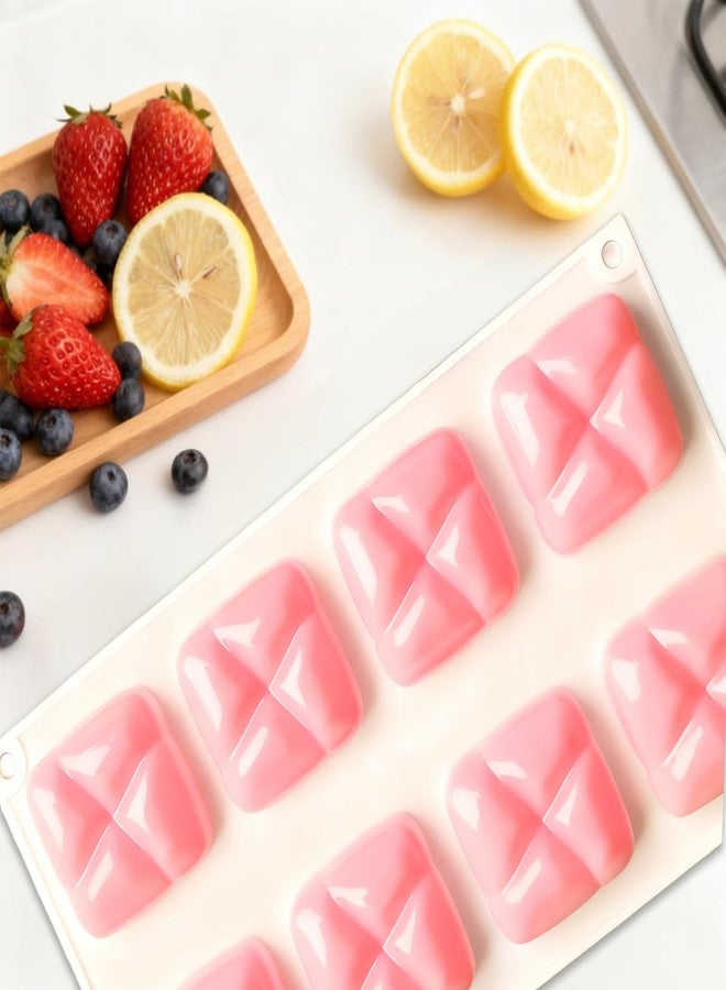 Vrthske Silicone Stone Shaped Molds, 8-Cavity Stone Chocolate Molds for Candy, Jelly, Cookie, Ice Cube, Cake and Cupcake Decoration, 11.61 x 6.77 x 0.98 inches - Image 4