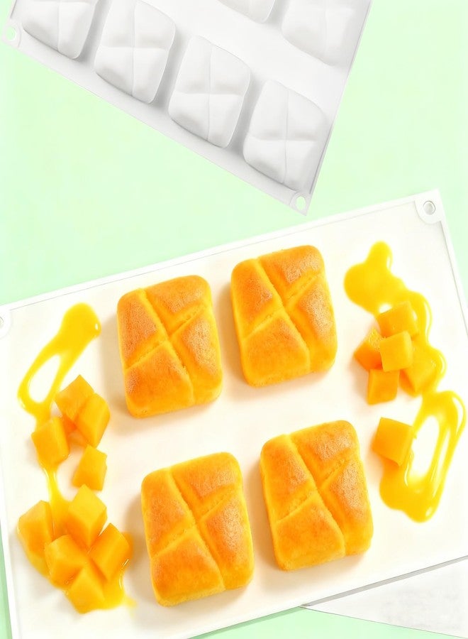 Vrthske Silicone Stone Shaped Molds, 8-Cavity Stone Chocolate Molds for Candy, Jelly, Cookie, Ice Cube, Cake and Cupcake Decoration, 11.61 x 6.77 x 0.98 inches - Image 5