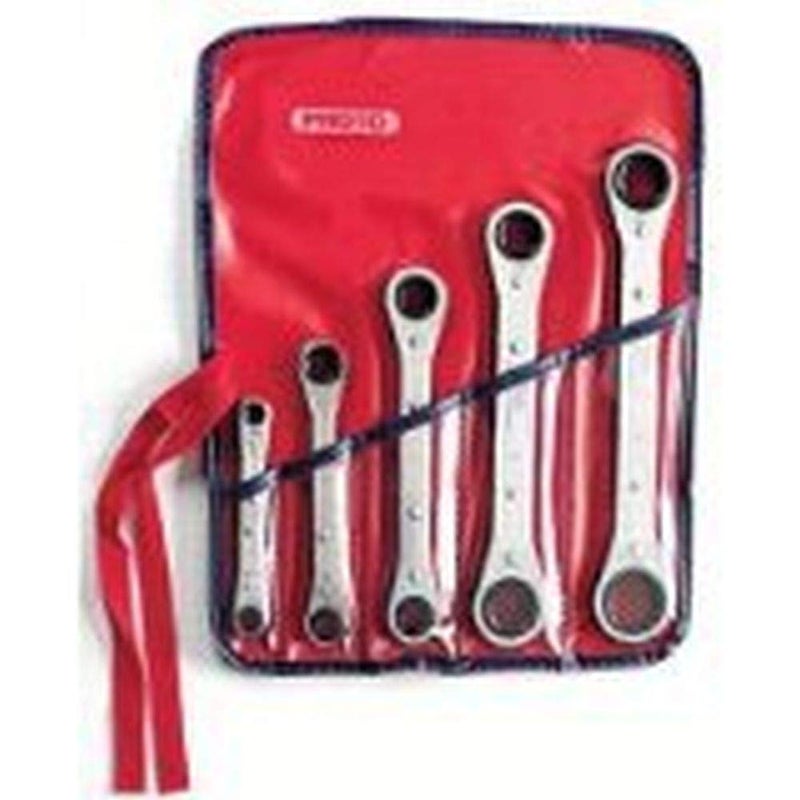 5 Piece Ratcheting Wrench Set 12 PT