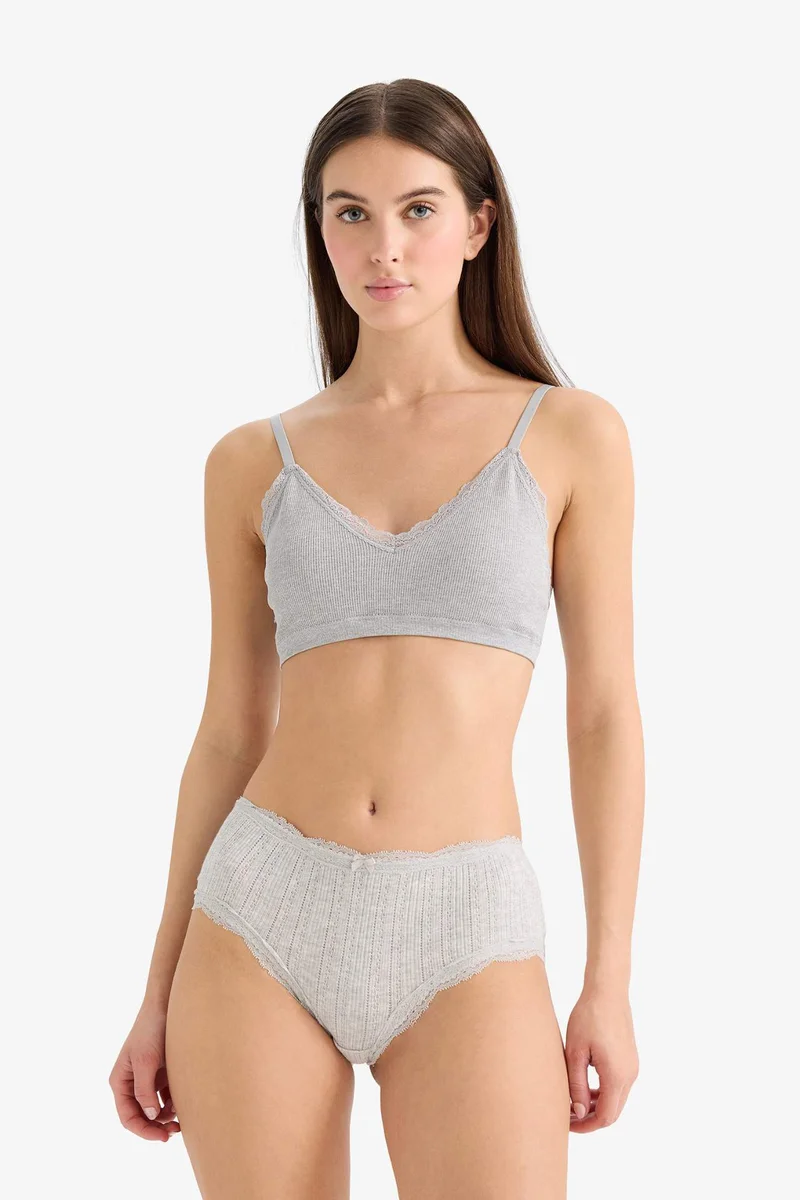 DeFacto Lace-Detailed Hipster Briefs