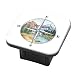 PATBIXES Hitch Cover Fits for 2Inch HitchCompass Print Trailer Hitch Cover Tube Plug InsertCar Exterior Accessories Receiver Tube Hitch Plug - Image 2
