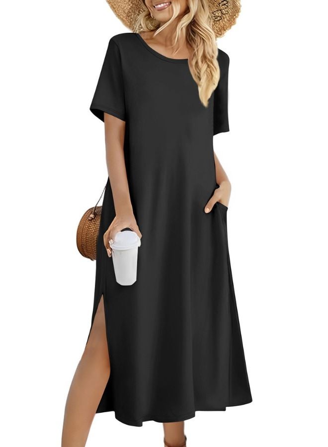 Tepveisoy Women's Fashion Summer Dresses Casual Beach Dresses One Piece Dress Slim Holiday Dress  - Image 1