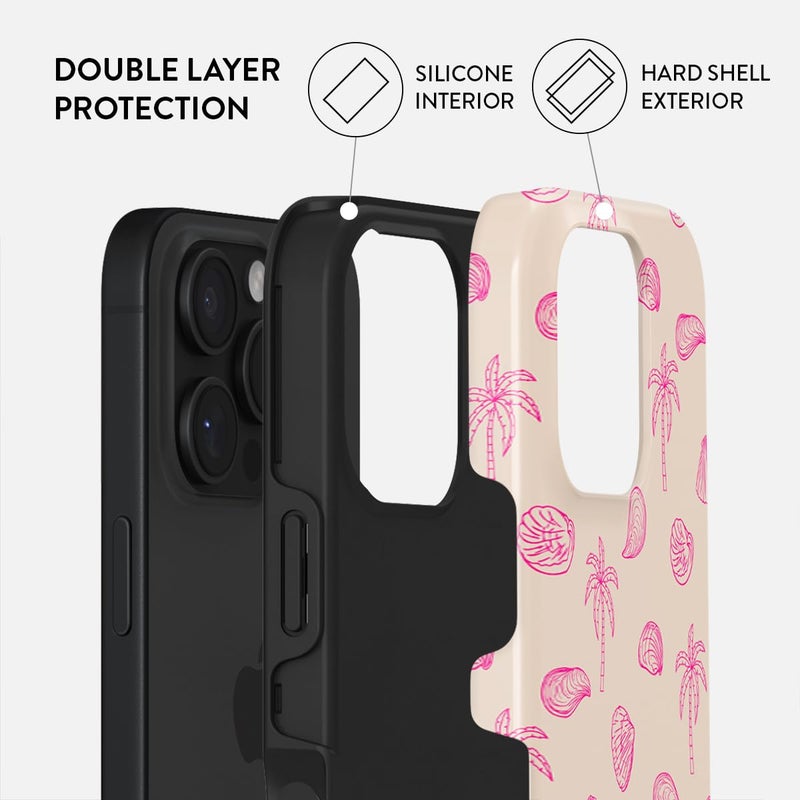BURGA Unisex Phone Case for iPhone 16 Pro Max – Dual-Layer Hybrid Design with Shock-Absorbing TPU & Durable Exterior, Scratch-Resistant Finish and Raised Bezel Edge for Screen Protection & Daily Use - Image 2