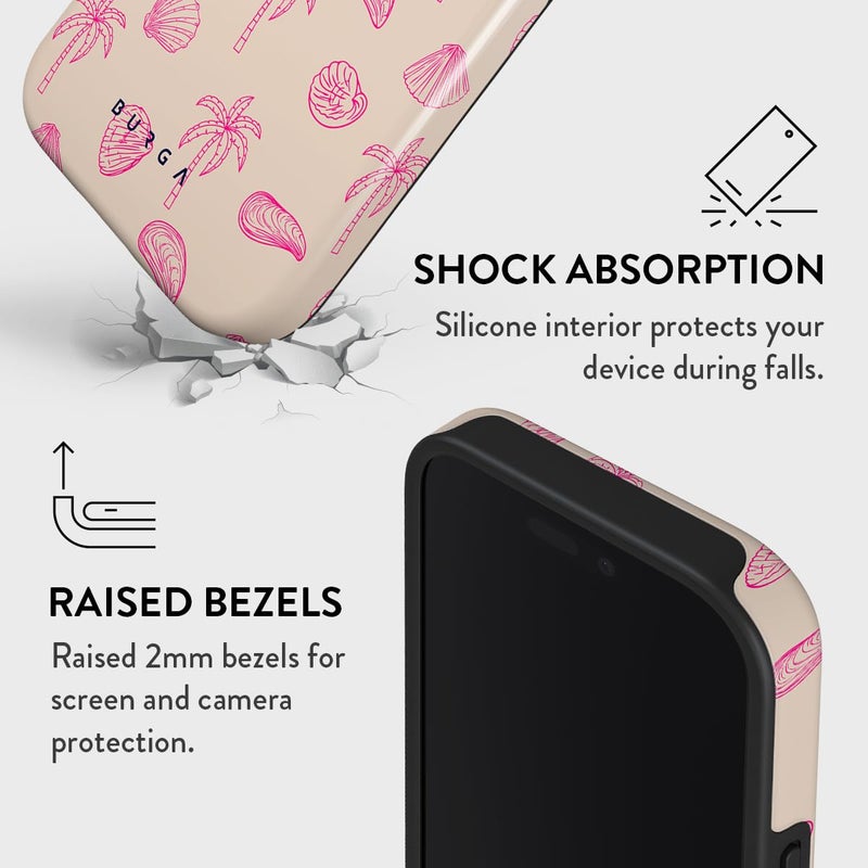 BURGA Unisex Phone Case for iPhone 16 Pro Max – Dual-Layer Hybrid Design with Shock-Absorbing TPU & Durable Exterior, Scratch-Resistant Finish and Raised Bezel Edge for Screen Protection & Daily Use - Image 4