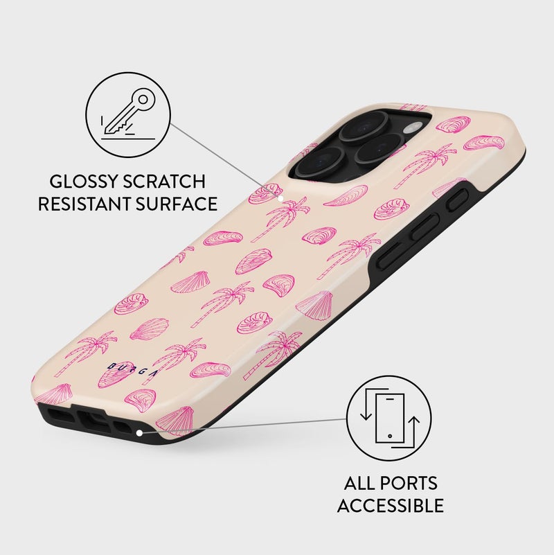 BURGA Unisex Phone Case for iPhone 16 Pro Max – Dual-Layer Hybrid Design with Shock-Absorbing TPU & Durable Exterior, Scratch-Resistant Finish and Raised Bezel Edge for Screen Protection & Daily Use - Image 3