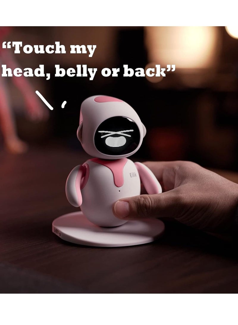 Eilik - Desktop Companion Robot - Pink