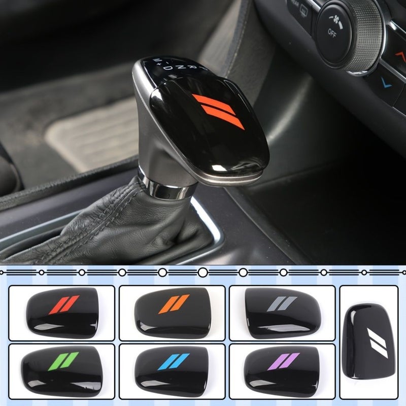 Gear Knob Cover Trim Light Blue For Dodge Challenger 2015 And Above Durango 2018 And Above Charger 2015 And Above - Image 1