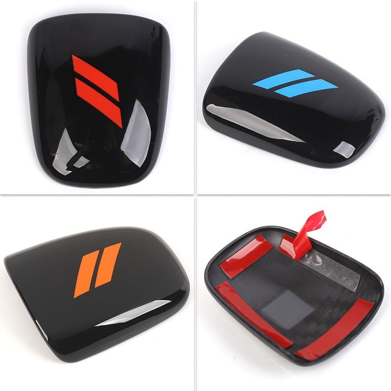 Gear Knob Cover Trim Light Blue For Dodge Challenger 2015 And Above Durango 2018 And Above Charger 2015 And Above - Image 5