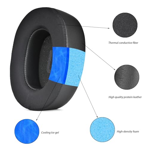 defean Cooling Gel Ear Pads Replacement Cushions Compatible with JBL Tune 700(700BT)/710(710BT)/720(720BT)/750(750BT,750BTNC)/760(760NC)/770(770NC) Headphones,High-Density Noise Isolation Foam - Image 4