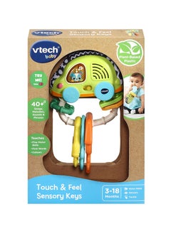 vtech Touch And Feel Sensory Keys, Interactive And Developmental Toy With Sounds And Music, For Boys And Girls, Suitable For Ages 3 Months+  - Image 1