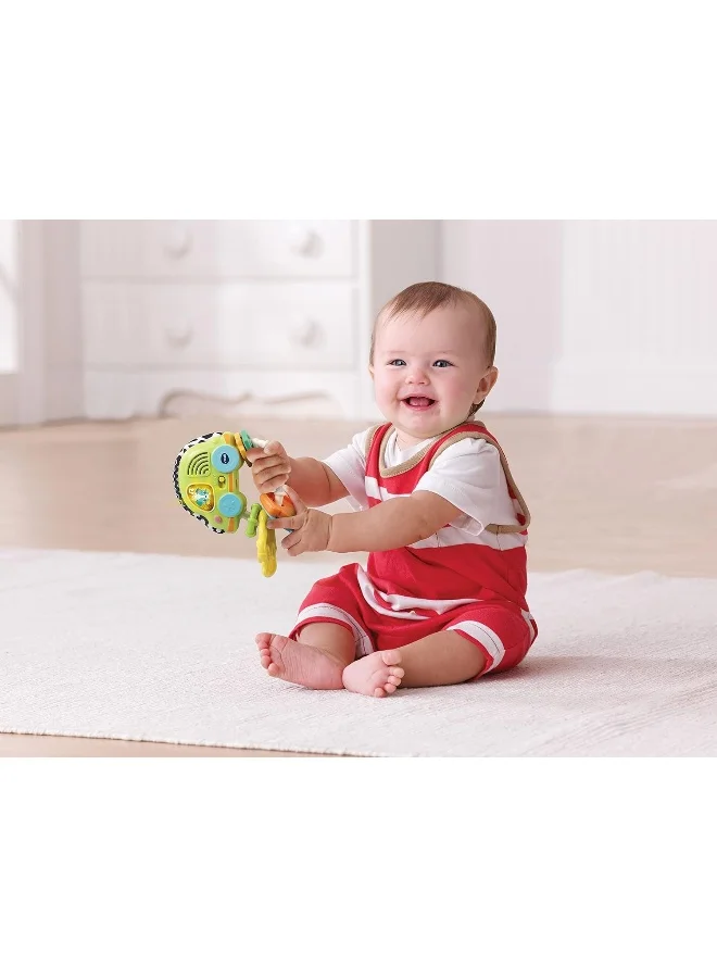 vtech 557403 Touch And Feel Sensory Keys, Interactive And Developmental Toy With Sounds And Music, For Boys And Girls, Suitable For Ages 3 Months+