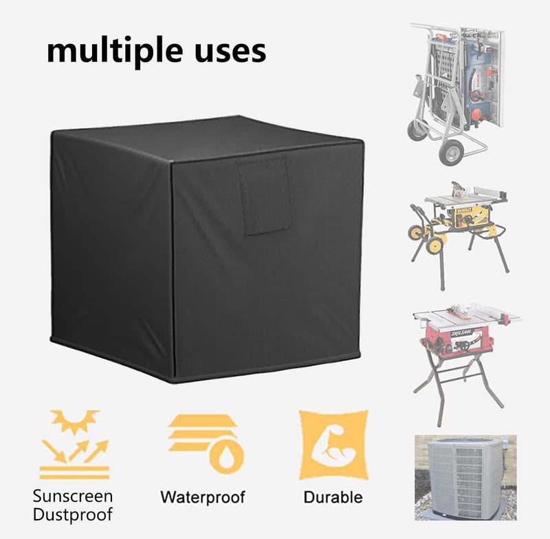 Table saw cover, miter saw cover, planer cover, effective protection against water and dust, suitable for most table saw covers and - Image 3