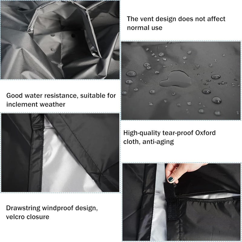 Table saw cover, miter saw cover, planer cover, effective protection against water and dust, suitable for most table saw covers and - Image 5