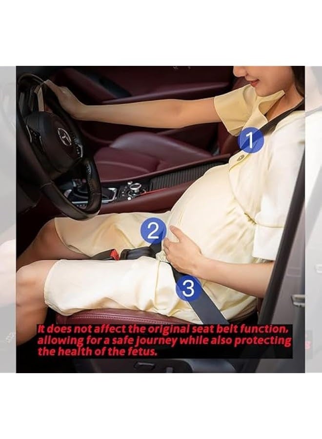 2Pcs Pregnancy Car Seat Belt Adjuster, Prevent Compression Of Abdomen, Comfort & Safety To Protect Unborn Baby, Pregnant Woman, Big Belly, Abdominal Discomfort, Abdominal Surgery Must Haves - Image 4