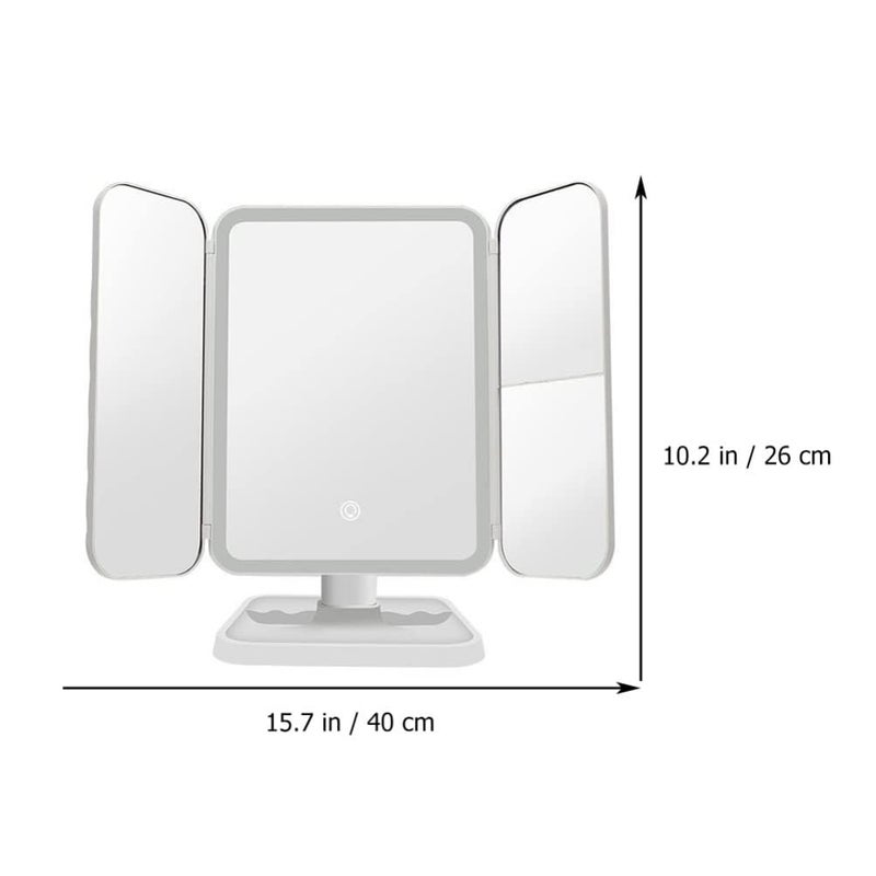 HRDR Makeup Magnifying Mirror with 3 Mode Light ONLY White - Image 3
