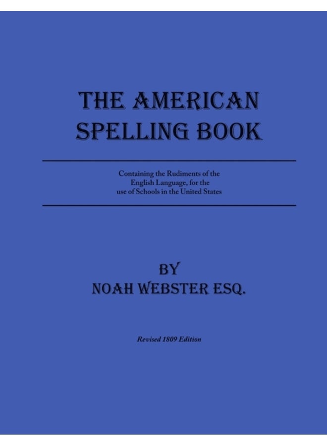 The American Spelling Book