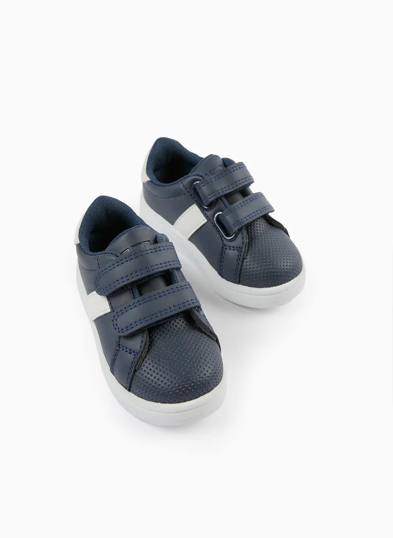 زيبي Trainers for Baby Boys, Dark Blue/White