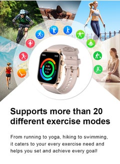 WAPIK Korean Brand X5S Smart Watch,Business Smartwatch,Waterproof Fitness Watch, Bluetooth Calling,Smart watch for Men, Zinc Alloy Vacuum Plating, Heart Rate Monitoring,Smart watch for women Gold  - Image 5