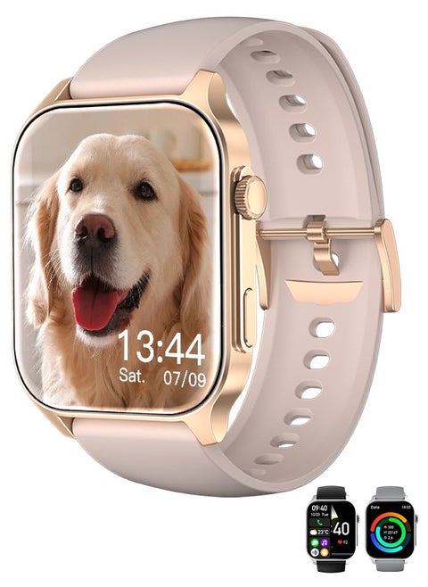 Korean Brand X5S Smart Watch,Business Smartwatch,Waterproof Fitness Watch, Bluetooth Calling,Smart watch for Men, Zinc Alloy Vacuum Plating, Heart Rate Monitoring,Smart watch for women Gold