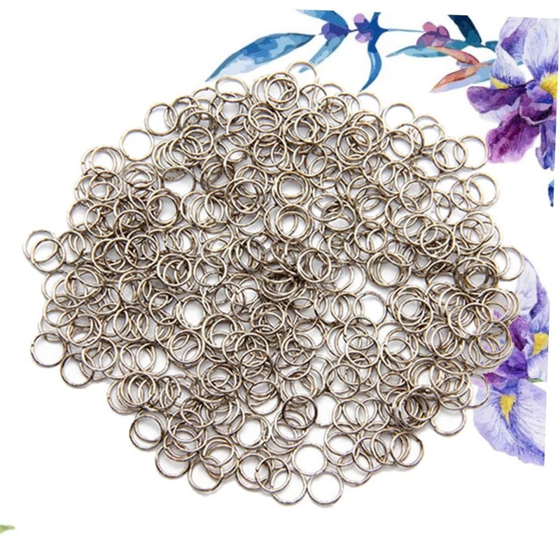 163 Pieces Iron Jewelry Making Chain Crimps Spacers DIY Earring Hoop Accessories - Image 5