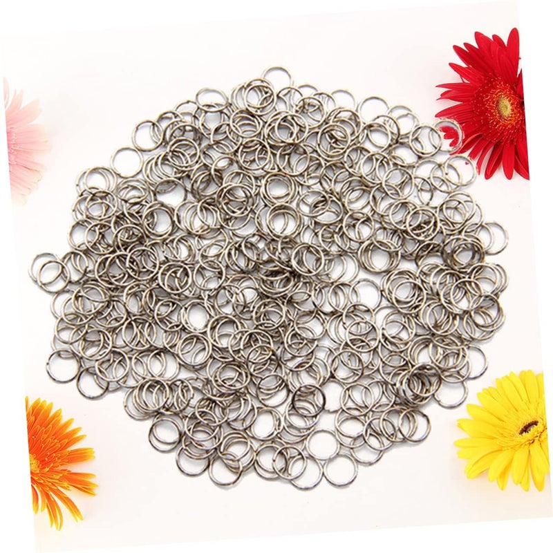 163 Pieces Iron Jewelry Making Chain Crimps Spacers DIY Earring Hoop Accessories - Image 3