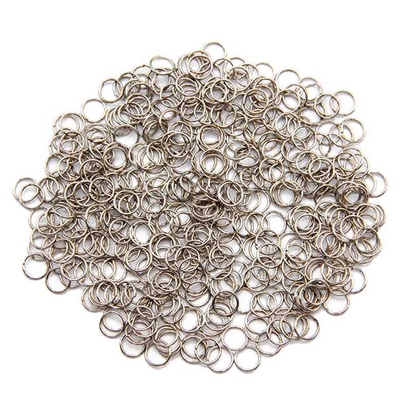 163 Pieces Iron Jewelry Making Chain Crimps Spacers DIY Earring Hoop Accessories - Image 2