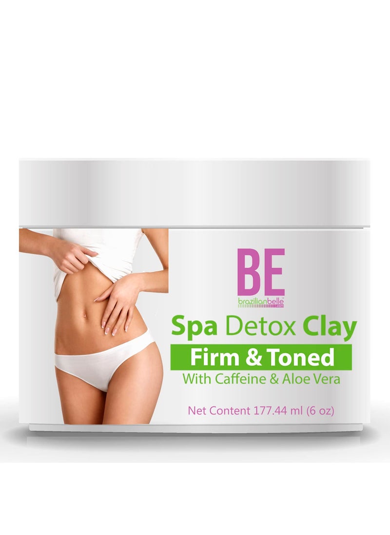 brazilian belle - Brazilian Spa Detox Body Clay for Body Wraps Detox and Cleanse Rejuvenate and Improves Skin Texture All Natural Ingredients  6 oz - Image 1