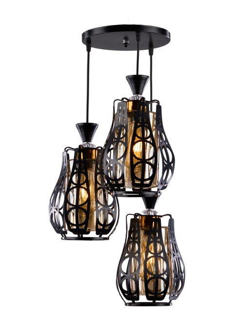 دلايه سقف مودرن لون اسود من نجفه شوب 30*30*50