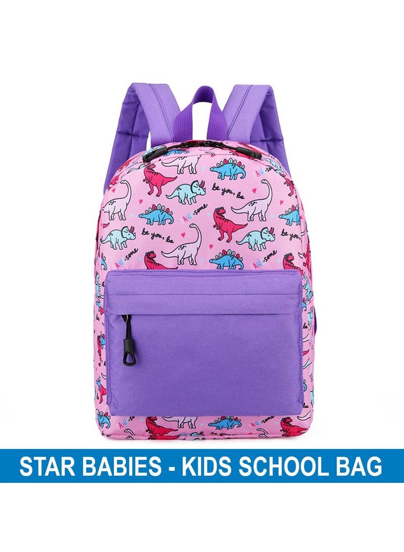 STAR BABiES Kids School Bag, Lavender  - Image 2