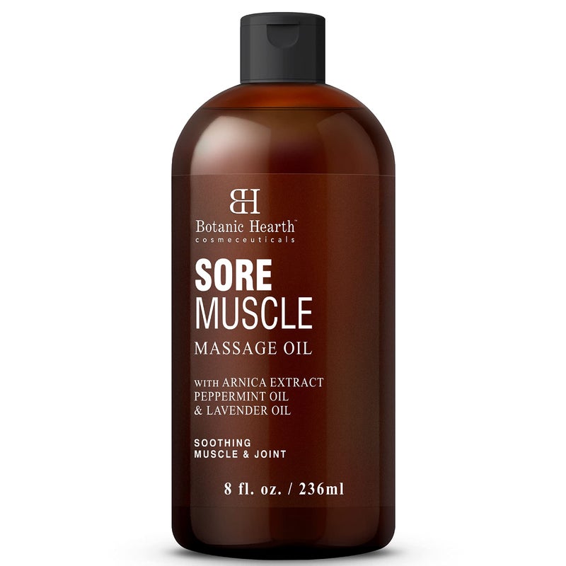 Botanic Hearth Sore Muscle Massage Oil | with Arnica Montana Extract and Essential Oils | Warming and Relaxing | Soothes Tired Sore Muscles and Joints, 8 Fl Oz - Image 5