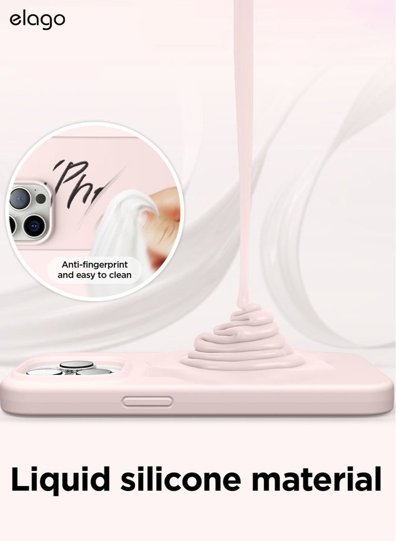 Elago Silicone Shockproof iPhone 14 Pro Max Case Cover with MagSafe - Lovely Pink - Image 5