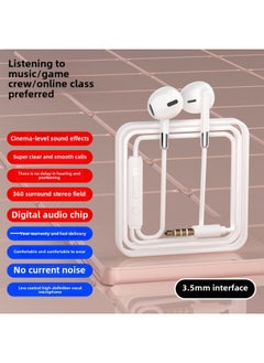 Generic 2024 Sleep Headset Wired Typec Digital Interface For Huawei Vivo Xiaomi OPPO Apple 15-Color:Bright Moon White 3.5mm Round Hole (bag)  - Image 1