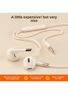 Generic 2024 Sleep Headset Wired Typec Digital Interface For Huawei Vivo Xiaomi OPPO Apple 15-Color:Bright Moon White 3.5mm Round Hole (bag)  - Image 4