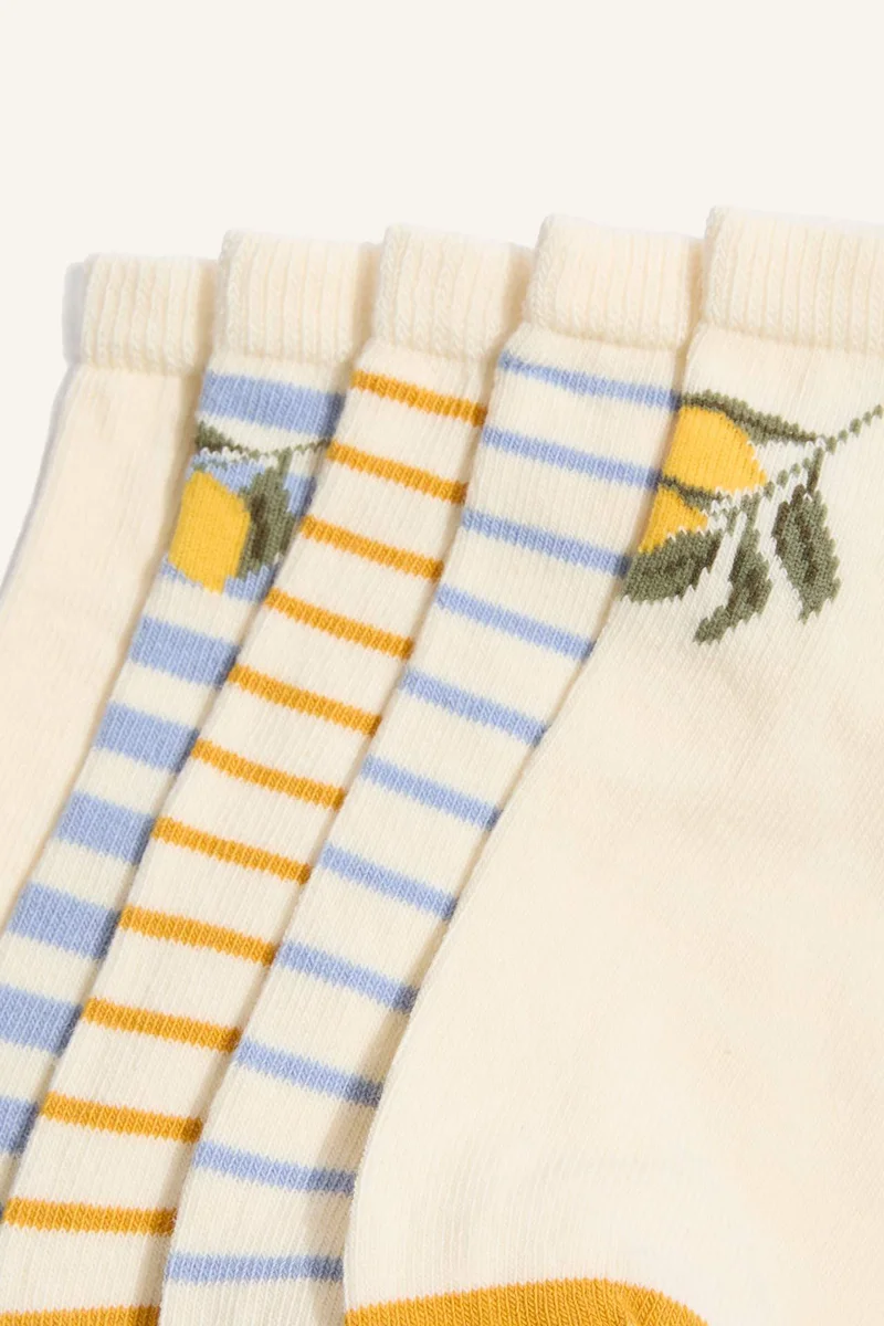 Defacto  Woman 5 Piece Short Socks for Women | Best Price UAE