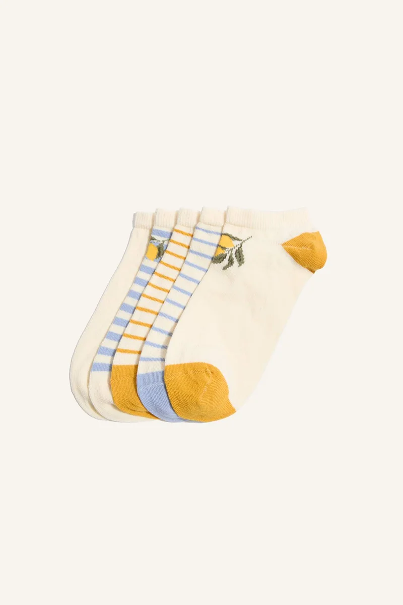Woman 5 Piece Short Socks