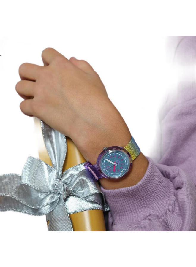 Swatch Flik Flak Rainbow Glow Children'S Watch Birthday Gift Student Wristwatch Zfpnp128 - Image 2